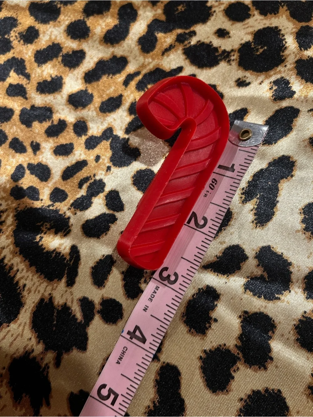 Vintage Hallmark Red Christmas Candy Cane 3 inch Cookie Cutter